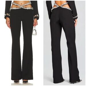 RETROFETE Kaz Pant in Black & Silver Size XL